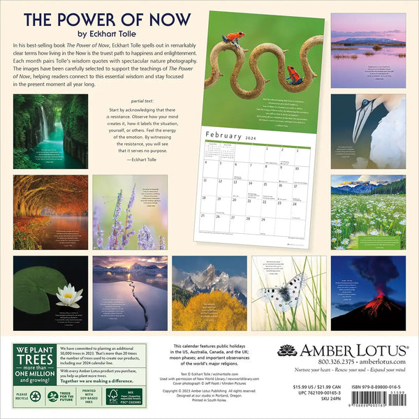 The Power of Now Eckhart Tolle 2024 Calendar Earth Central