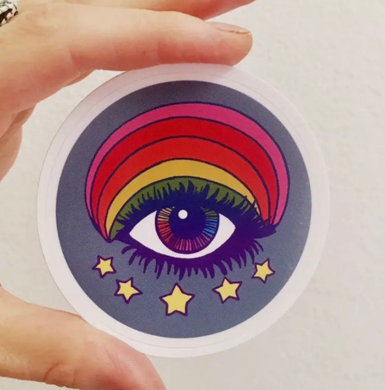 Psychedelic Eye Sticker