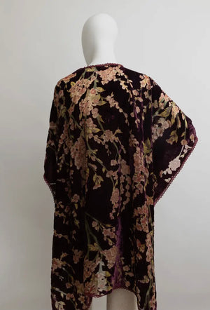 Velvet Blossom Kimono