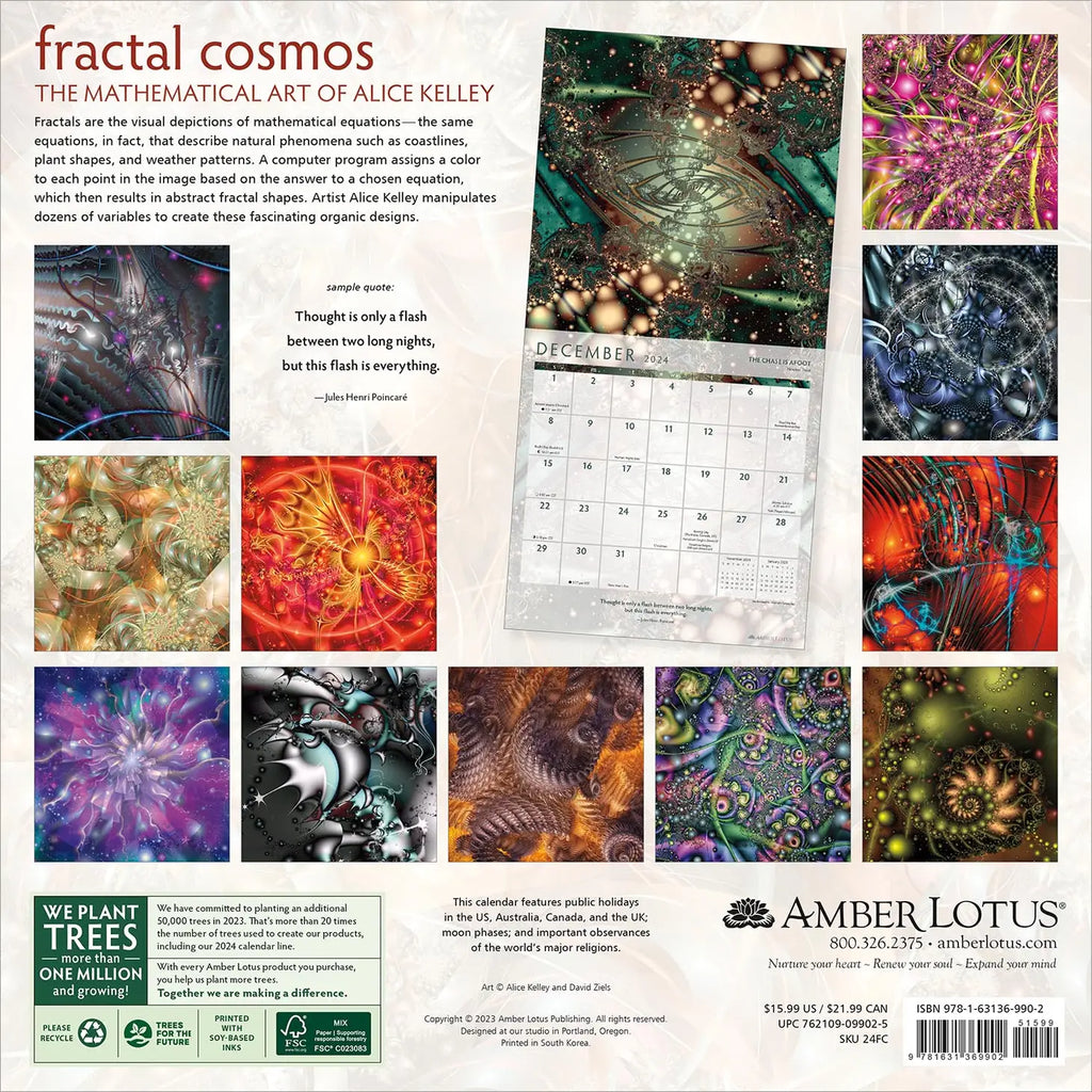 Fractal Cosmos 2024 Calendar