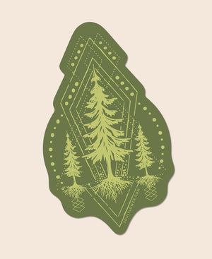 Sacred Pines Sticker